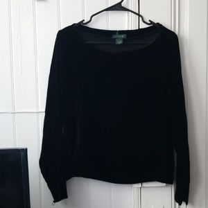 **NEVER WORN VI TAGE J.CREW VELVET TOP**
